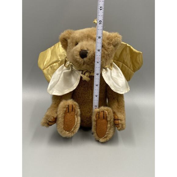 Vintage FIESTA 10" Angel Bear W/ Wings & Halo Teddy Plush Stuffed Animal - Picture 2 of 7